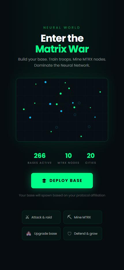 Neural World screen